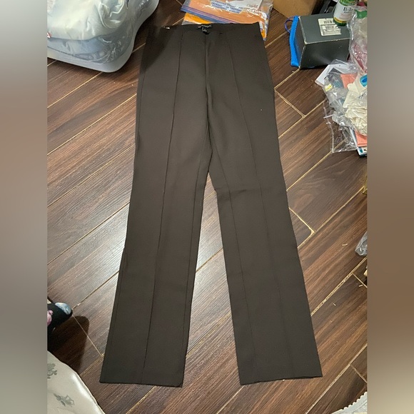 Banana Republic Women's Pull-On Straight Leg Ponte Pants, Brown, Size S - Picture 9 of 11